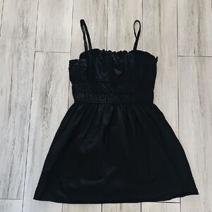 Wild Fable Black Gathered Top